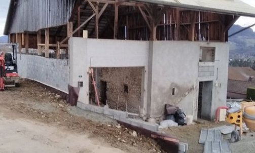 Réhabilitation d'un corps de ferme - MCM Bâtiment à Chambéry