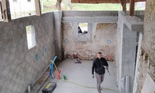 Réhabilitation d'un corps de ferme - MCM Bâtiment à Chambéry