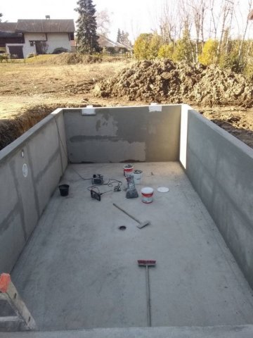 Maçon pour construction de piscine en béton armé - MCM Bâtiment à Annecy