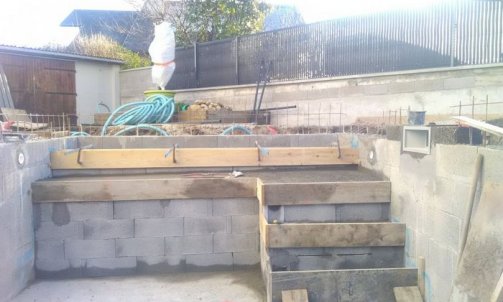 Construction d'une piscine à Bissy - MCM Bâtiment à Chambéry