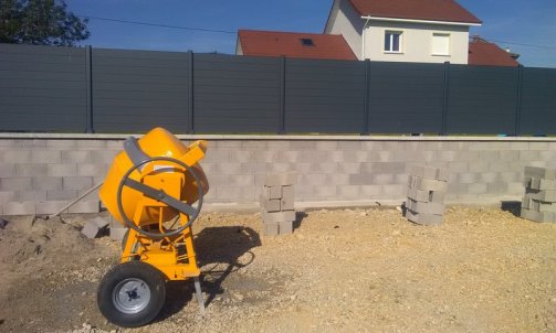 Construction d'un mur de clôture à Romagnieu - MCM Bâtiment à Chambéry