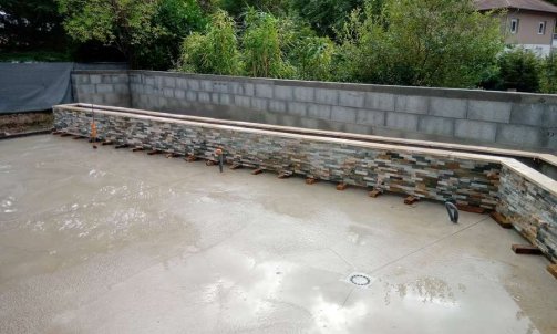 Création d'une terrasse à Albertville