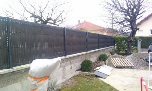 Rénovation de mur de clôture Bissy - MCM Bâtiment à Chambéry