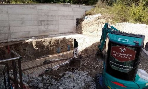 Travaux de terrassement - MCM Batîment à Chambéry